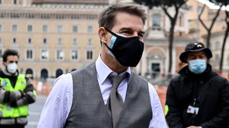 Hình ảnh Tom Cruise trên phim trường Hình ảnh Tom Cruise trên phim trường