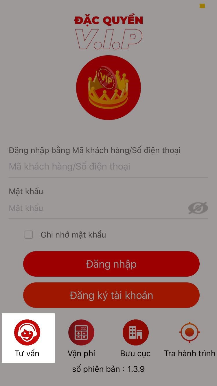 Tư vấn trên ứng dụng J&T Tư vấn trên ứng dụng J&T
