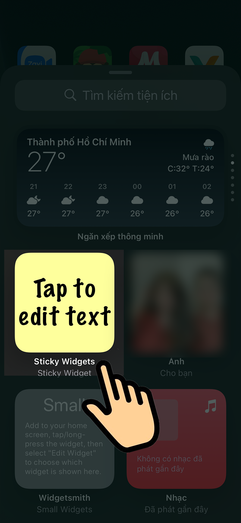 1-800x1732-1 Cách tạo widget ghi chú tại Homescreen iOS 14 với Sticky Widgets