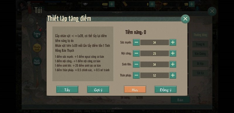 Tăng điểm tiềm năng Thiếu Lâm VLTK 1 Mobile Tăng điểm tiềm năng Thiếu Lâm VLTK 1 Mobile