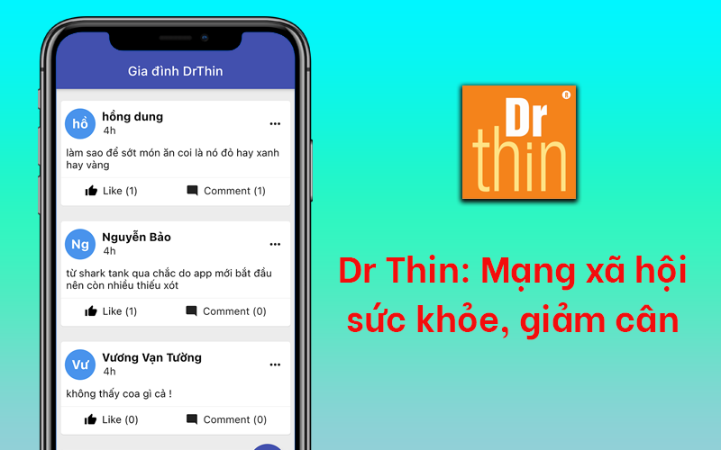Cách tải, sử dụng app Dr Thin trên Android, iOS giúp giảm cân Cách tải, sử dụng app Dr Thin trên Android, iOS giúp giảm cân