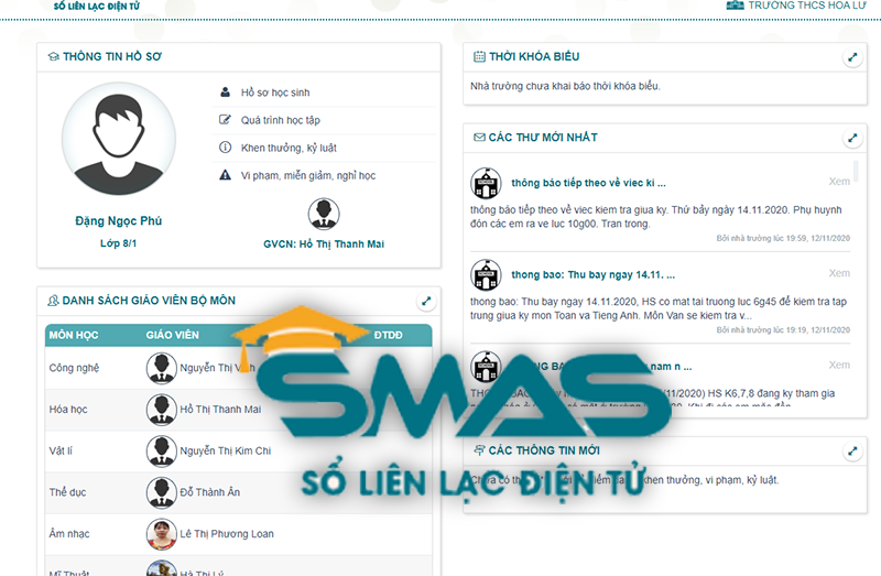 Cách đăng nhập, xem điểm học sinh với sổ liên lạc SMAS đơn giản Cách đăng nhập, xem điểm học sinh với sổ liên lạc SMAS đơn giản