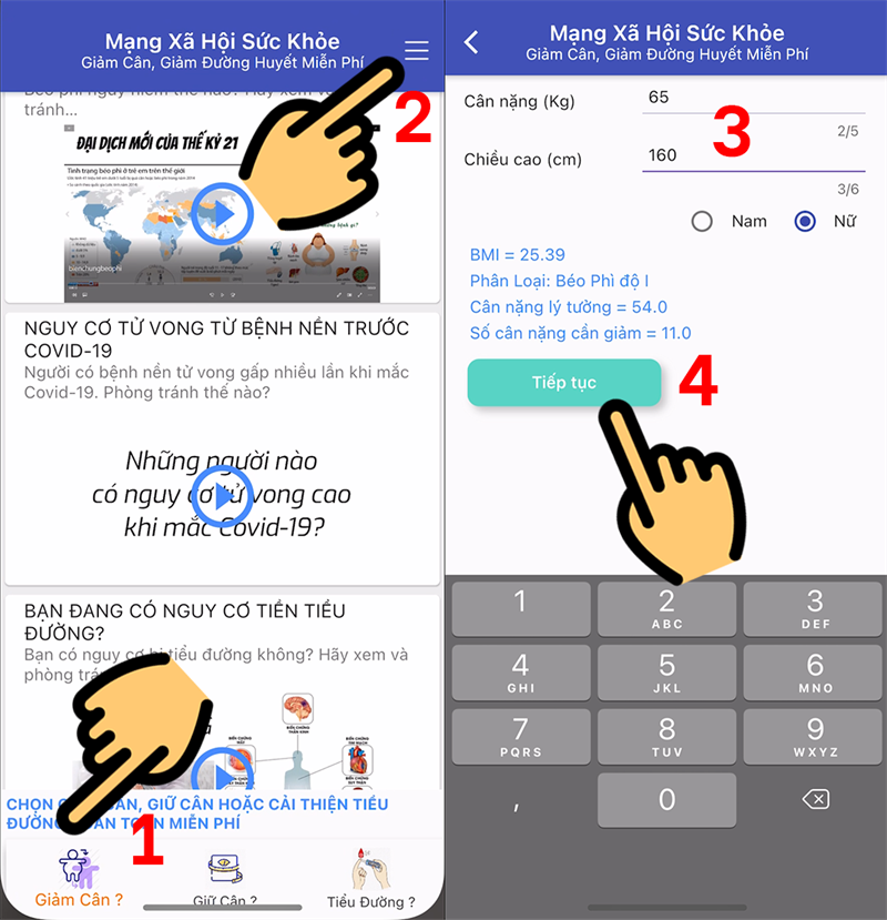 Chọn mục tiêu mong muốn Chọn mục tiêu mong muốn