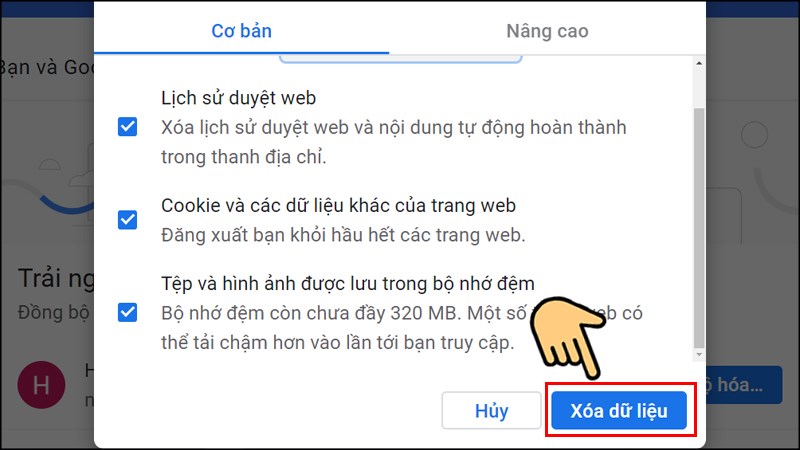 12-800x450-1-2 Một cửa sổ hiện ra bạn lựa chọn Xóa dữ liệu