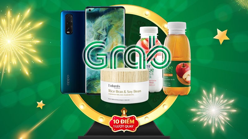 Vòng quay may mắn Grab Vòng quay may mắn Grab