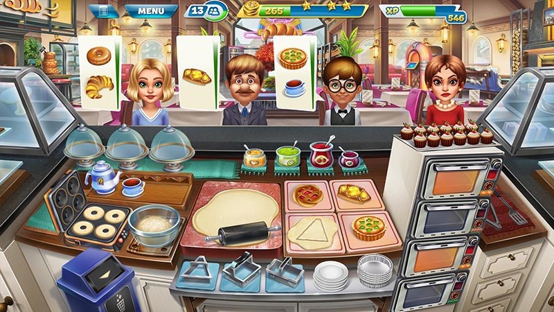 Giao diện chính game Cooking Fever Giao diện chính game Cooking Fever