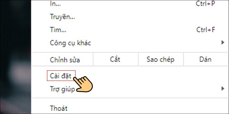1phut-800x400-67 Sau đó bạn kéo xuống tìm đến và chọn mục Cài đặt.
