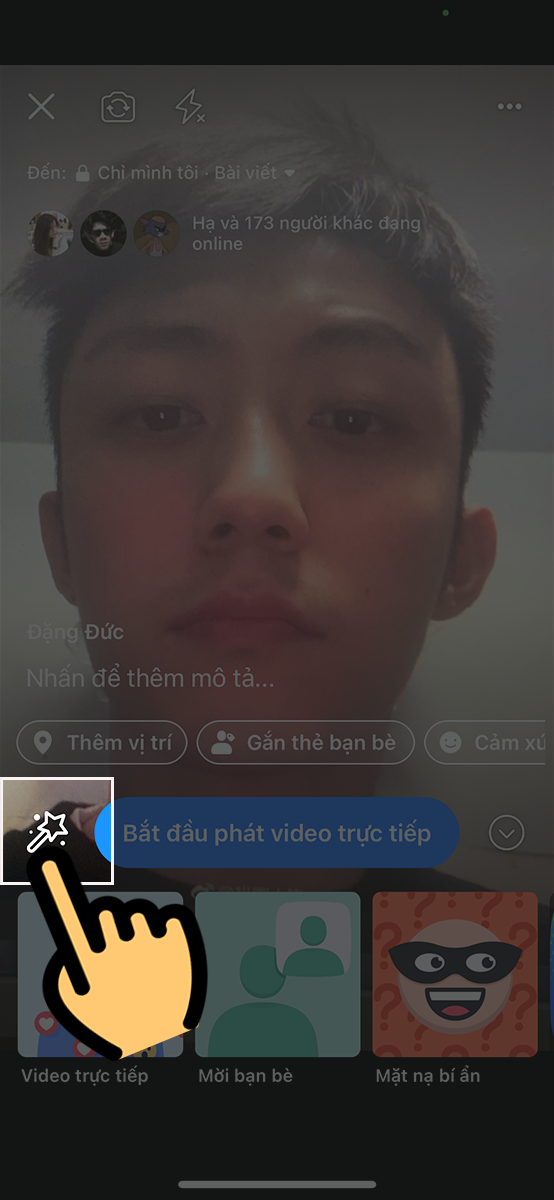 Chọn biểu tượng hình ngôi sao Chọn biểu tượng hình ngôi sao