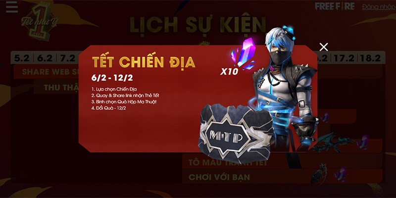 Sự kiện Thu Thập Đồ Tết Free Fire Sự kiện Thu Thập Đồ Tết Free Fire