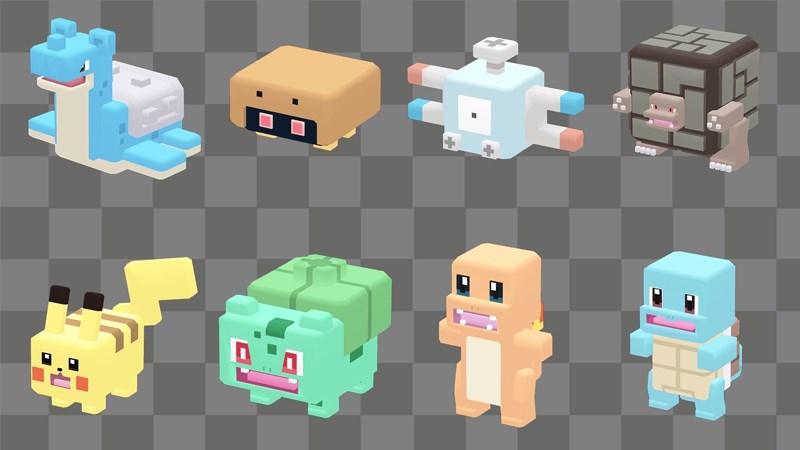 Pokemon Quest sử dụng nền đồ họa Pixel như Minecraft Pokemon Quest sử dụng nền đồ họa Pixel như Minecraft