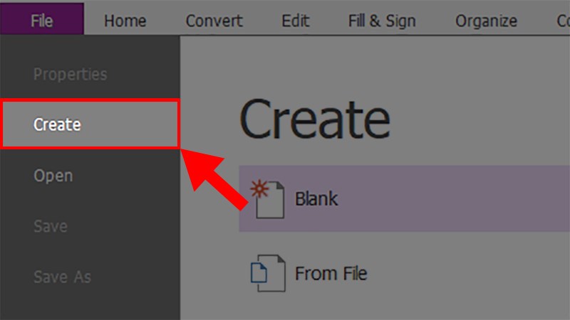 Chọn Create Chọn Create