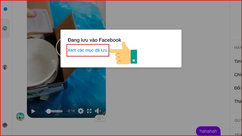 22-800x450-2-1 Chọn biểu tượng 3 chấm ngay cạnh video và Lưu vào Facebook > Lưu vào Facebook > Xem các mục đã lưu