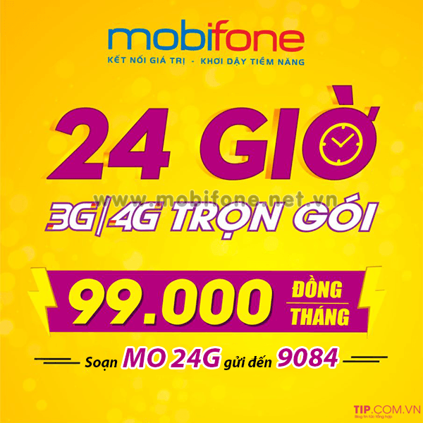 Cách đăng ký gói 24G Mobifone miễn phí 60GB data trọn gói dùng thả ga 30 ngày