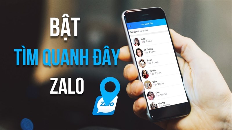 Tính năng tìm bạn quanh đây Zalo Tính năng tìm bạn quanh đây Zalo