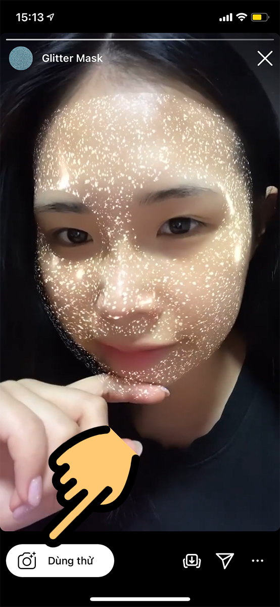chọn mục Dùng thử chọn mục Dùng thử