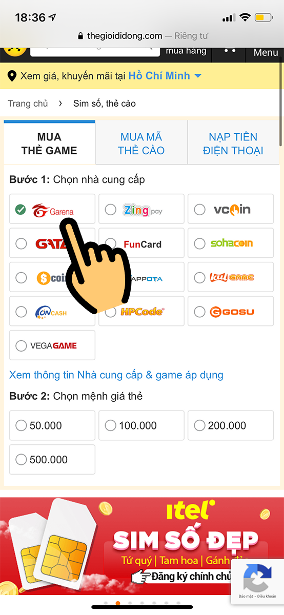 Mua thẻ Game Mua thẻ Game
