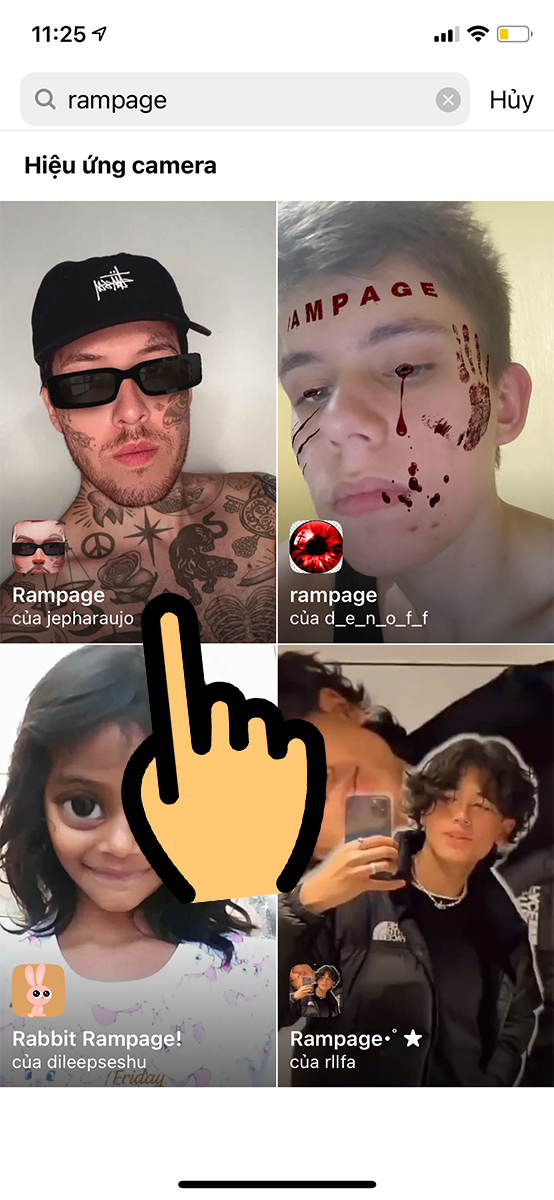Nhập tìm kiếm từ Rampage Nhập tìm kiếm từ Rampage