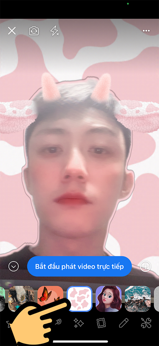 Chọn filter yêu thích để livestream Facebook Chọn filter yêu thích để livestream Facebook