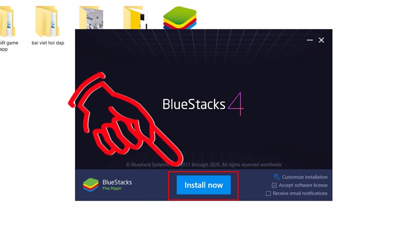 3-800x450-2-1 Mở bản cài đặt vừa tải về, bấm Install Now.