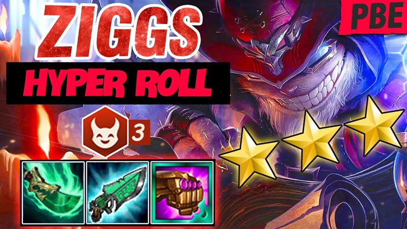 Ziggs đóng vai trò là carry chủ lực chính trong đội hình Ziggs đóng vai trò là carry chủ lực chính trong đội hình