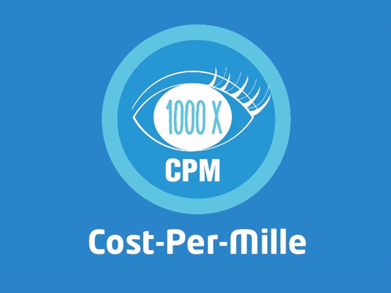 CPM là từ viết tắt của cụm từ Cost Per Million (giá mỗi 1000 lần hiển thị) CPM là từ viết tắt của cụm từ Cost Per Million (giá mỗi 1000 lần hiển thị)