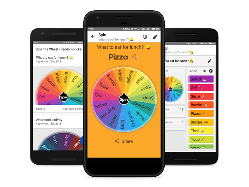 Ứng dụng Spin The Wheel - Random Picker Ứng dụng Spin The Wheel - Random Picker