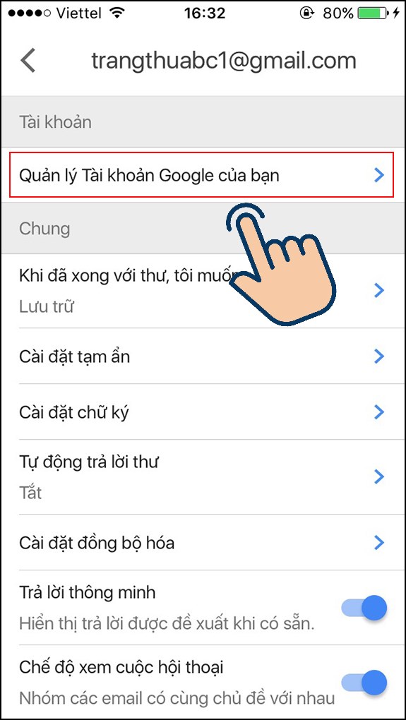 3-cach-dang-xuat-tai-khoan-gmail-tu-xa-nhanh-nhat17-575x1020-1 Chọn vào Quản lý tài khoản Google của bạn.