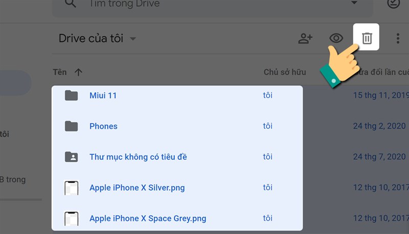 3-cach-xoa-du-lieu-lam-tang-dung-luong-trong-google-drive-1f-800x459-1 Chọn tệp và xóa vĩnh viễn.