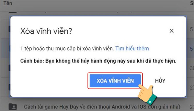 3-cach-xoa-du-lieu-lam-tang-dung-luong-trong-google-drive-3-800x459-1 Xác nhận xóa vĩnh viễn.