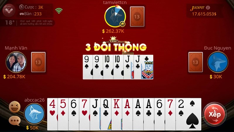 3 đôi thông 3 đôi thông