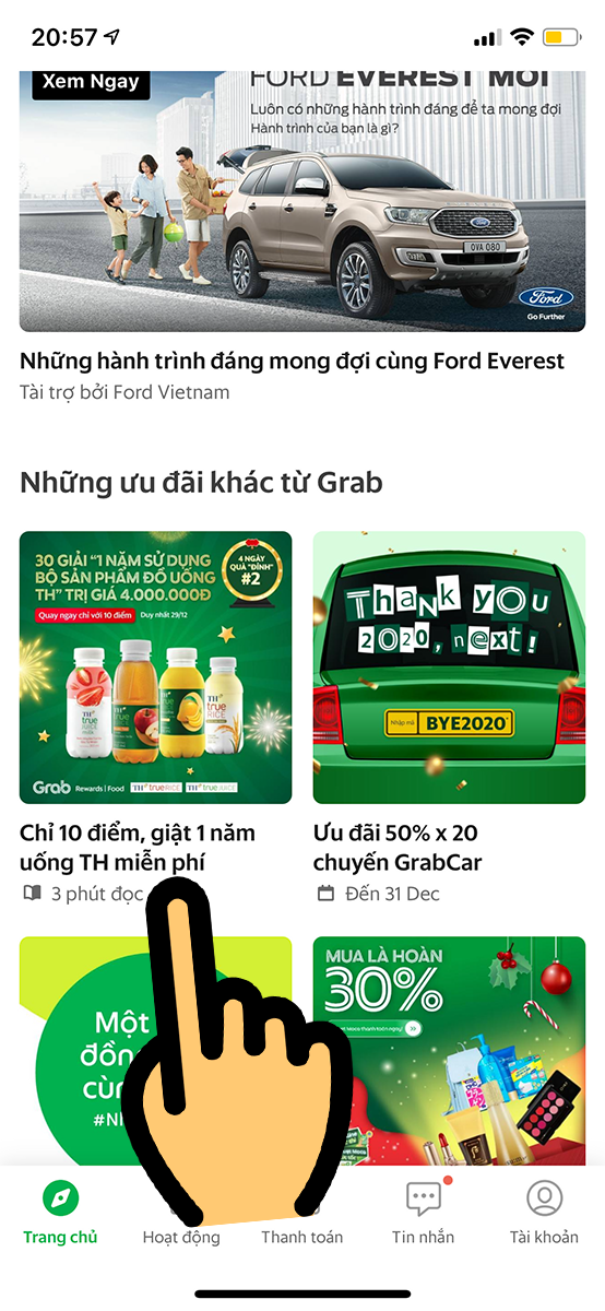 chọn mục "Chỉ 10 điểm, giật 1 năm uống TH miễn phí" chọn mục "Chỉ 10 điểm, giật 1 năm uống TH miễn phí"