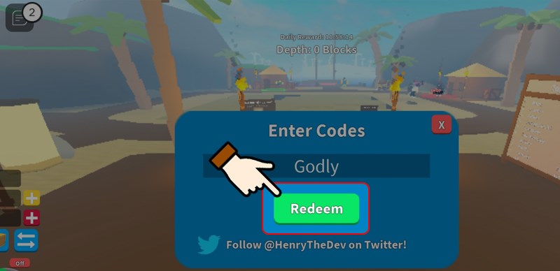 Nhấn chọn Redeem Nhấn chọn Redeem
