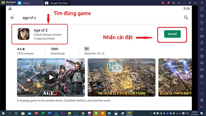 4-800x450-5-4 Nhập tên game Age of Z vào thanh tìm kiếm trên Google Play Store