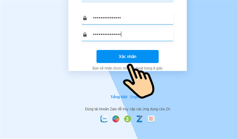 nhập mật khẩu mới 2 lần nhập mật khẩu mới 2 lần