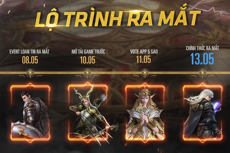 Lộ trình Thần Ma Đại Lục ra mắt chính thức Lộ trình Thần Ma Đại Lục ra mắt chính thức