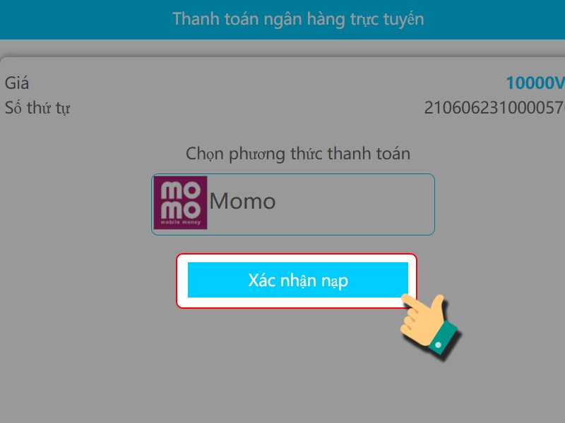 Xác nhận Nạp Xác nhận Nạp