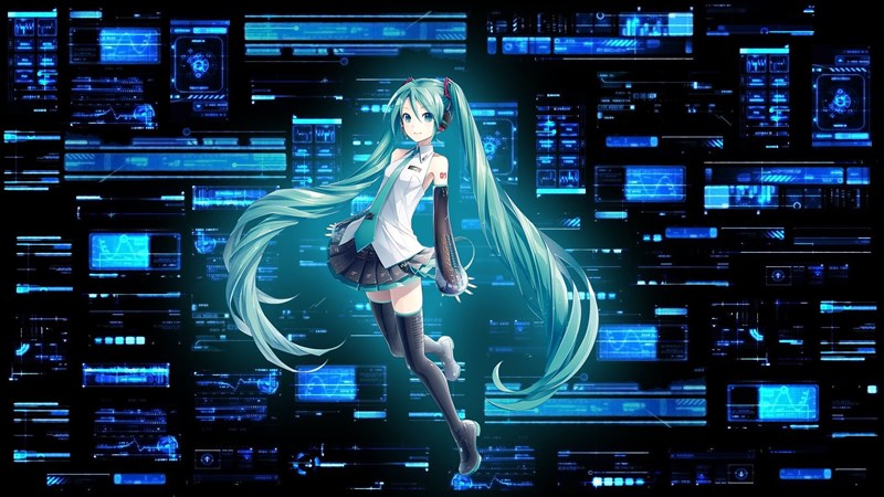 Ảnh nền Hatsune Miku - 7 (Kích thước: 1920 x 1080) Ảnh nền Hatsune Miku - 7 (Kích thước: 1920 x 1080)
