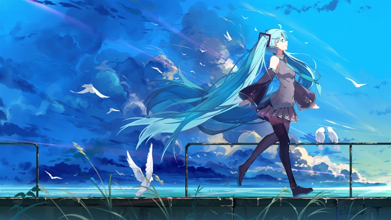 Ảnh nền Hatsune Miku - 9 (Kích thước: 1920 x 1080) Ảnh nền Hatsune Miku - 9 (Kích thước: 1920 x 1080)