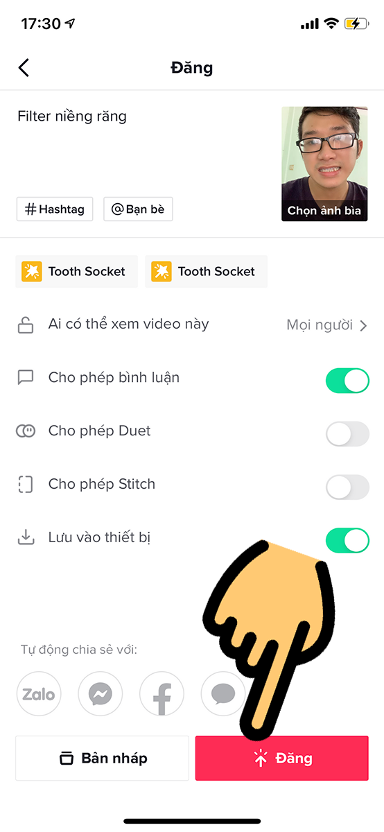 Tải lên Tiktok Tải lên Tiktok