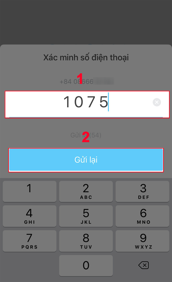 Nhập mã xác minh Nhập mã xác minh