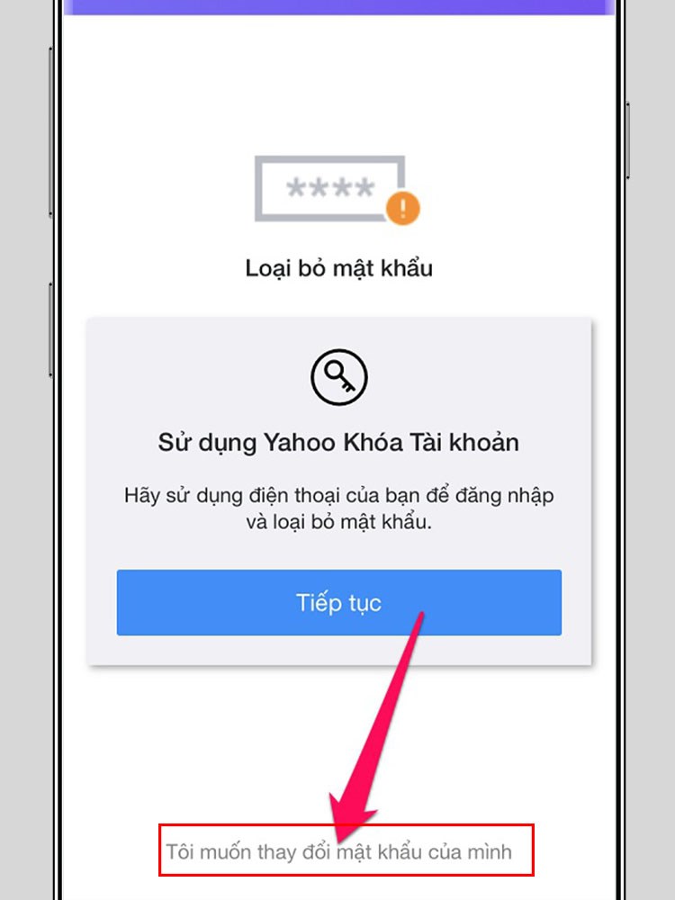 Chọn Tôi muốn thay đổi mật khẩu của mình Chọn Tôi muốn thay đổi mật khẩu của mình
