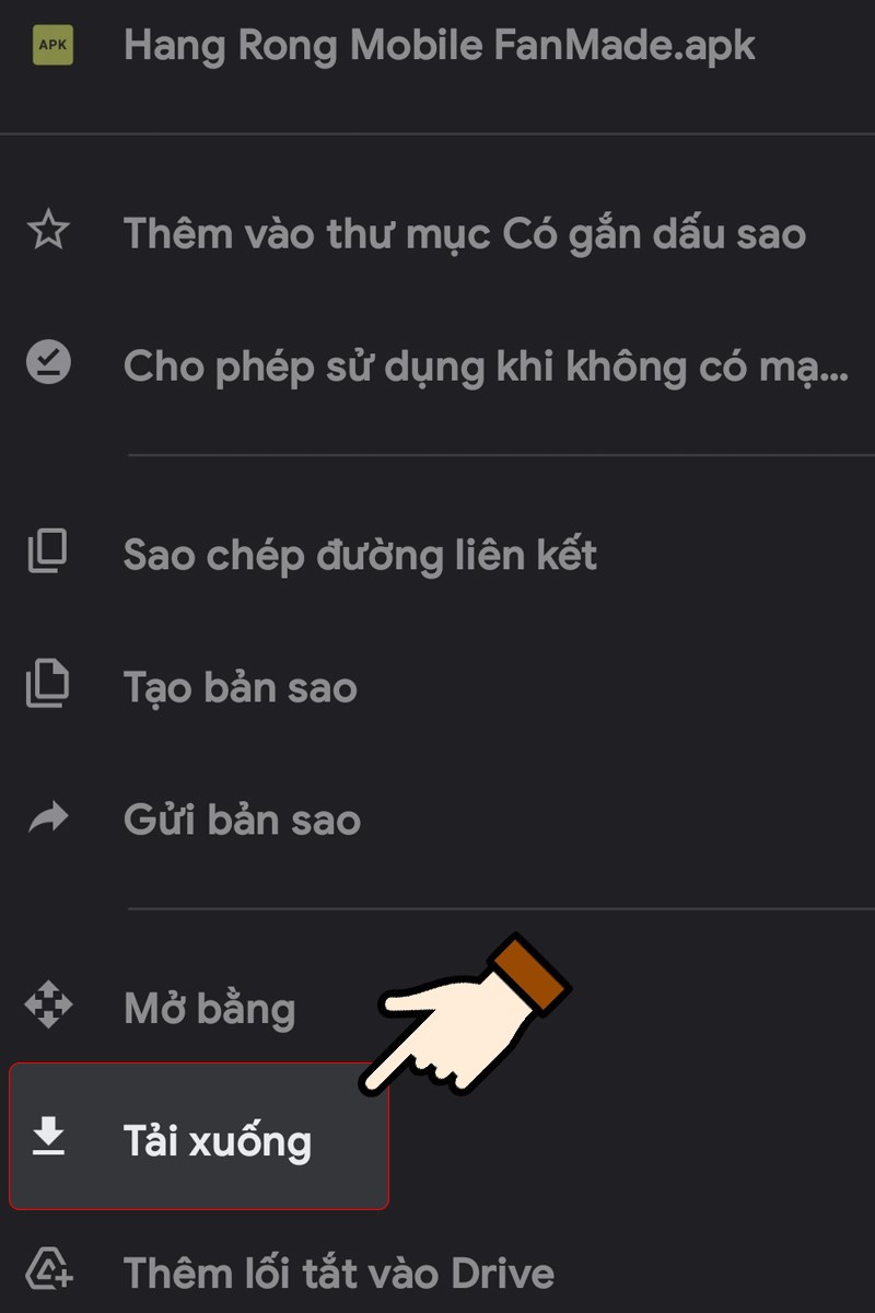 Nhấn chọn Tải xuống Nhấn chọn Tải xuống