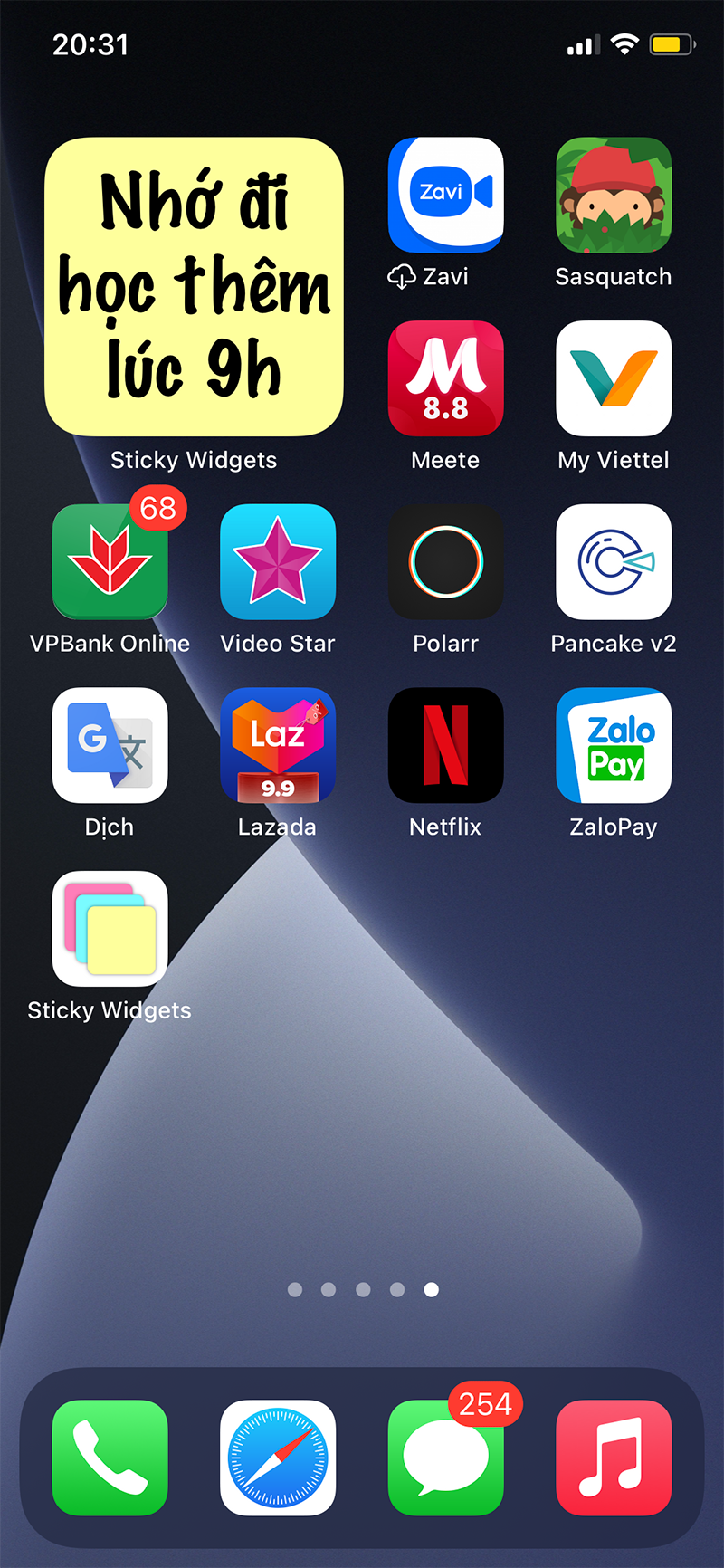 5-800x1732-1 Cách tạo widget ghi chú tại Homescreen iOS 14 với Sticky Widgets