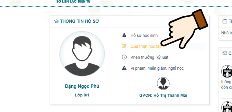xem điểm số, kết quả học tập xem điểm số, kết quả học tập