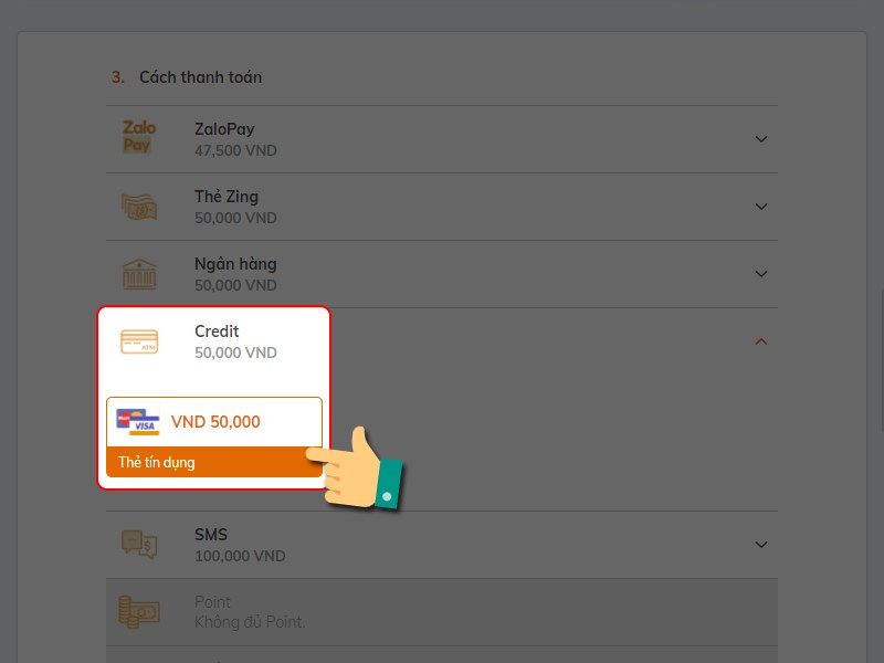 Phương thức thanh toán thẻ tín dụng Phương thức thanh toán thẻ tín dụng