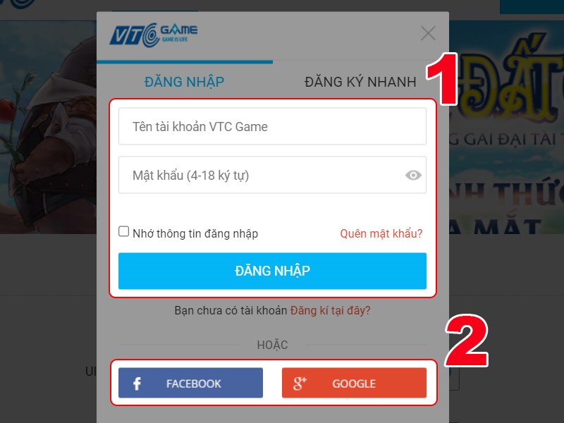 Đăng nhập tài khoản Đăng nhập tài khoản