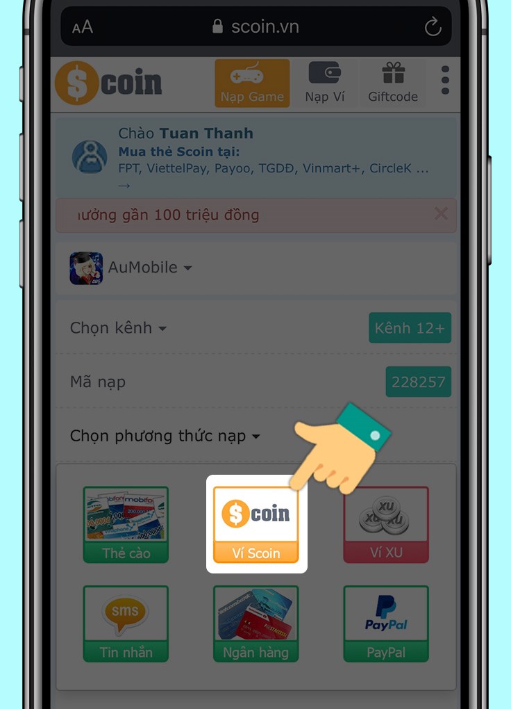 5-cach-nap-the-tien-vao-au-mobile-tren-web-an-toan-tien-loi-9-736x1020-1 Chọn phương thức thanh toán là ví Scoin