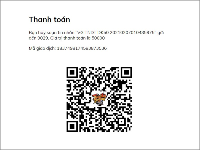 Soạn tin nhắn hoặc quét mã QR Soạn tin nhắn hoặc quét mã QR