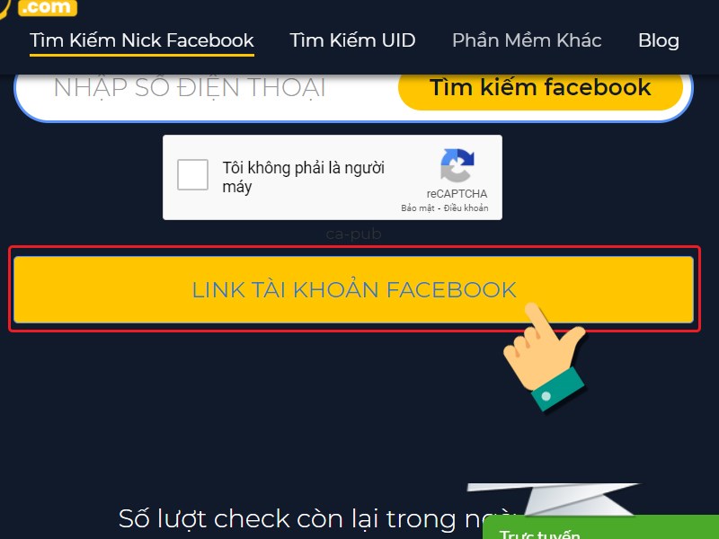 Tìm link Facebook Tìm link Facebook