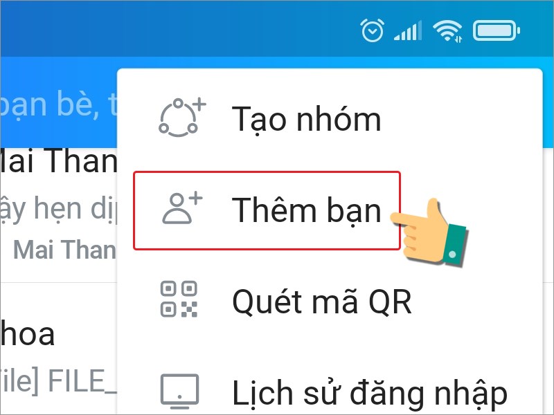 Thêm bạn Thêm bạn